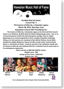 Na Mele Maeole Concert Series - Essence of Kihoalu Hawaiian Legacy